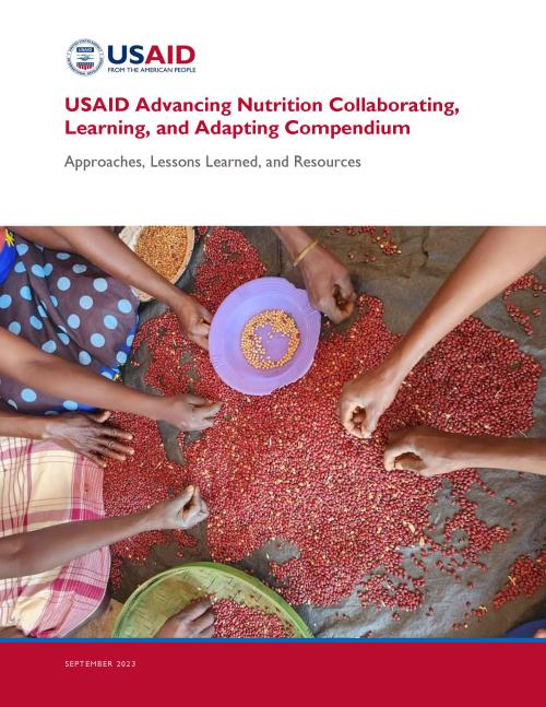 USAID Advancing Nutrition Collaborating, Learning, And Adapting ...